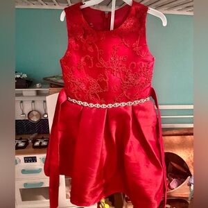 Elegant holiday Christmas dress